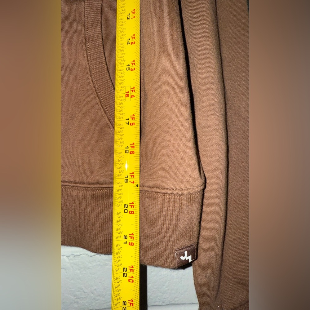 NWT JOYLAB women’s French Terry 1/2 Zip Hooded Pullover Sweatshirt M & XL ✨ - Picture 4 of 8